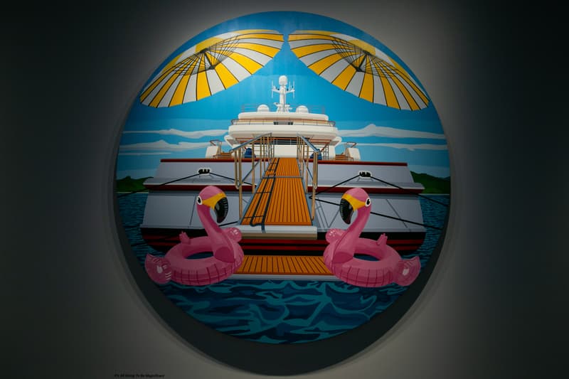 will martyr fathoms exhibition unit london paintings shows artworks