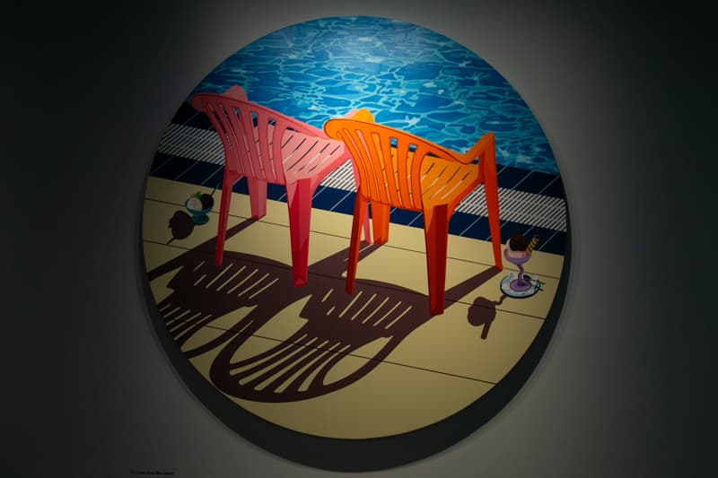 will martyr fathoms exhibition unit london paintings shows artworks