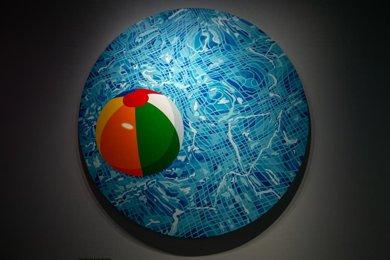 will martyr fathoms exhibition unit london paintings shows artworks