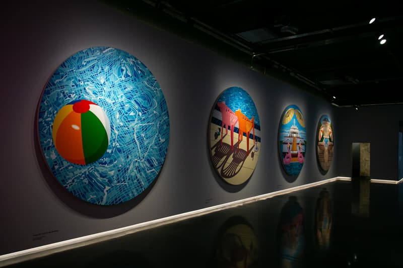 will martyr fathoms exhibition unit london paintings shows artworks
