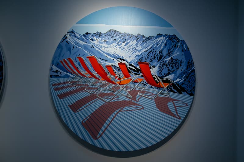 will martyr fathoms exhibition unit london paintings shows artworks