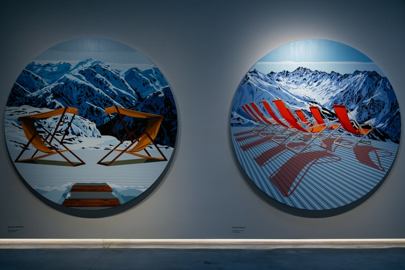 will martyr fathoms exhibition unit london paintings shows artworks
