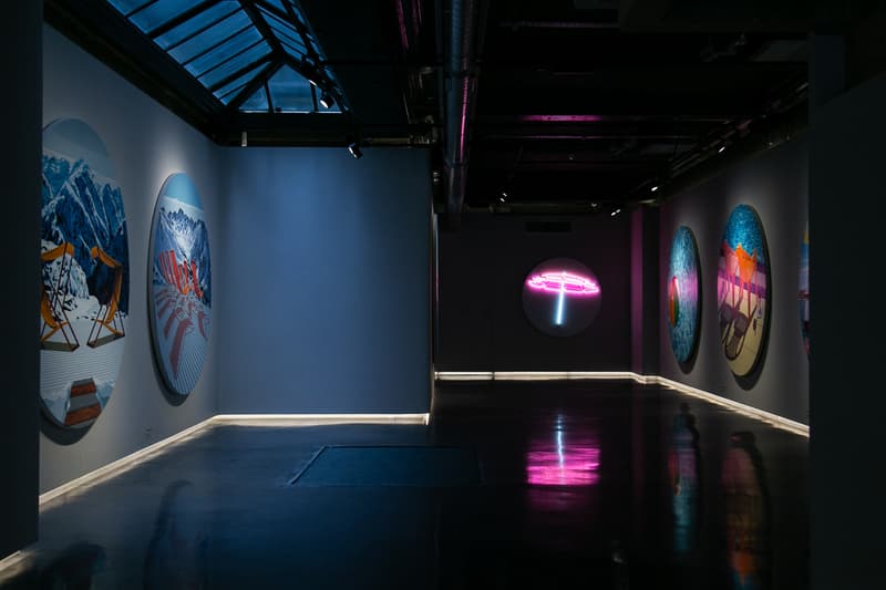 will martyr fathoms exhibition unit london paintings shows artworks