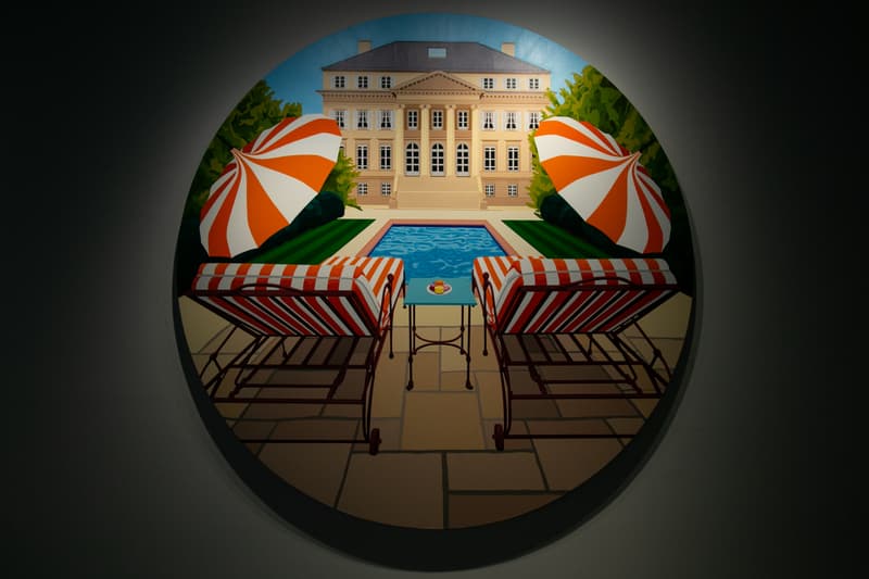will martyr fathoms exhibition unit london paintings shows artworks