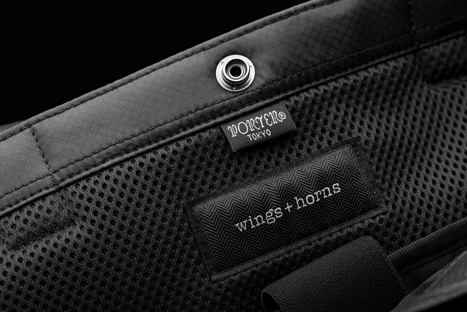 wings+horns x Porter Fall/Winter 2018 Collection Cop Purchase Buy Tote Daypack Backpack Tote Bag Dopp Kit