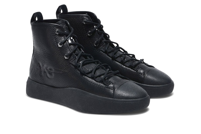 Y-3 Fall Winter 2018 Bashyo II black leather canvas release info adidas yohji yamamoto