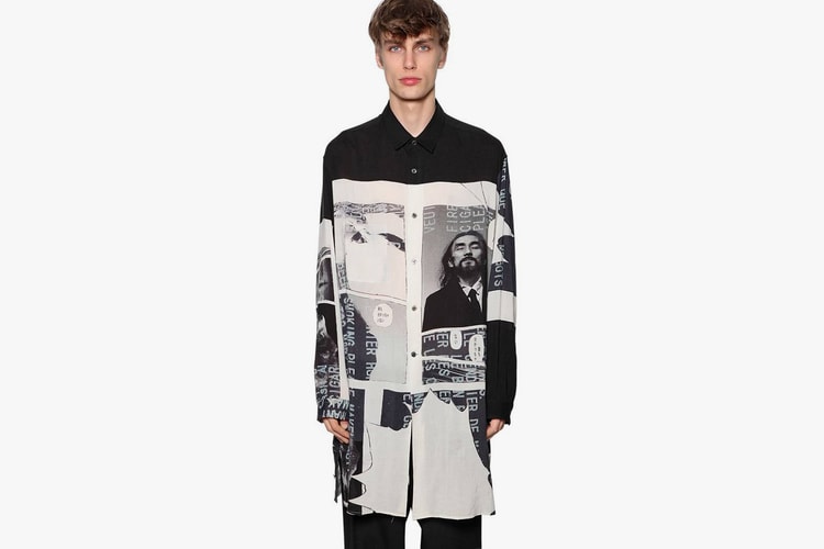 Yohji Yamamoto Continues Graphic Streak With Printed Tencel Shirts