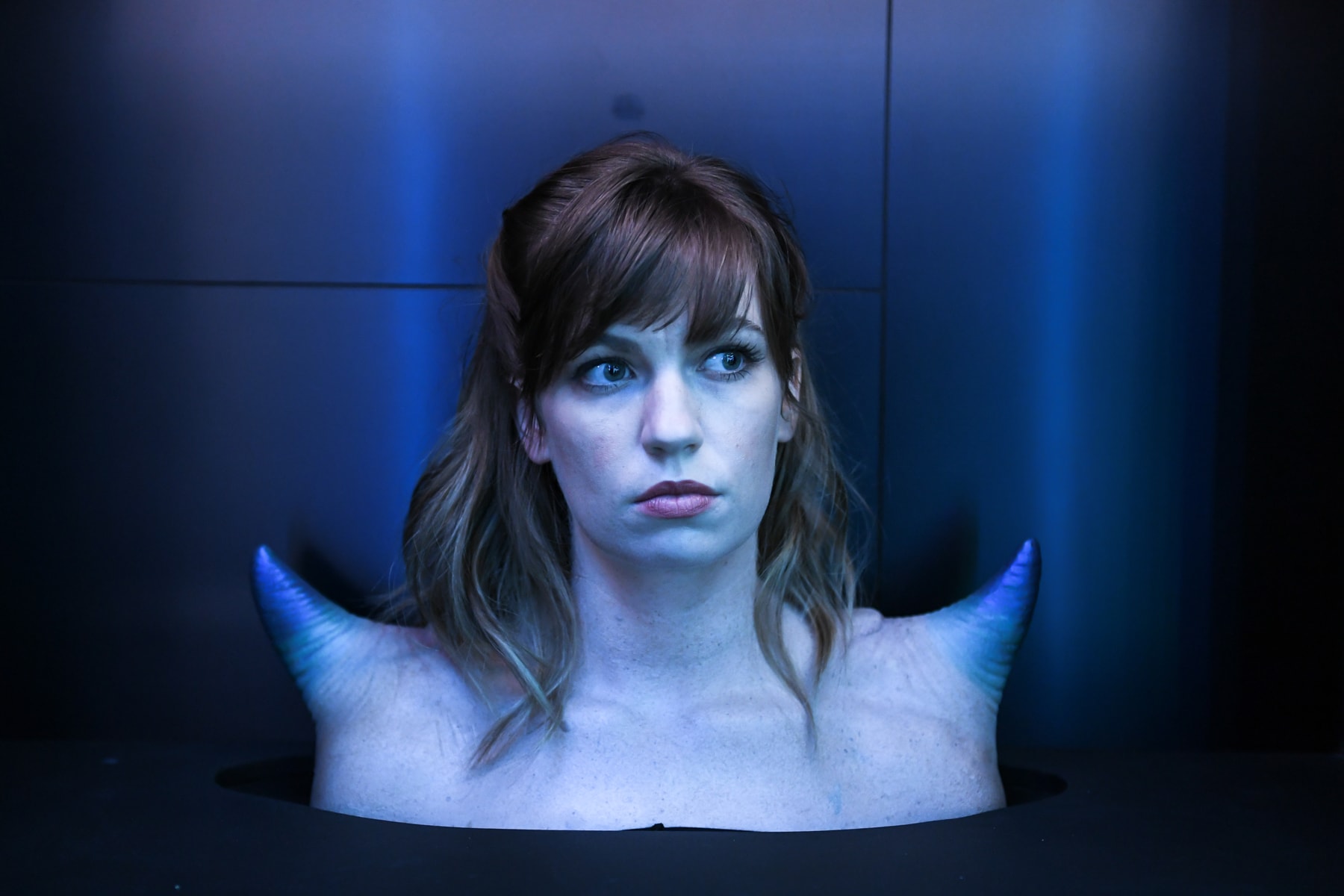 simon huck a human exhibition sos artworks body modifications installations