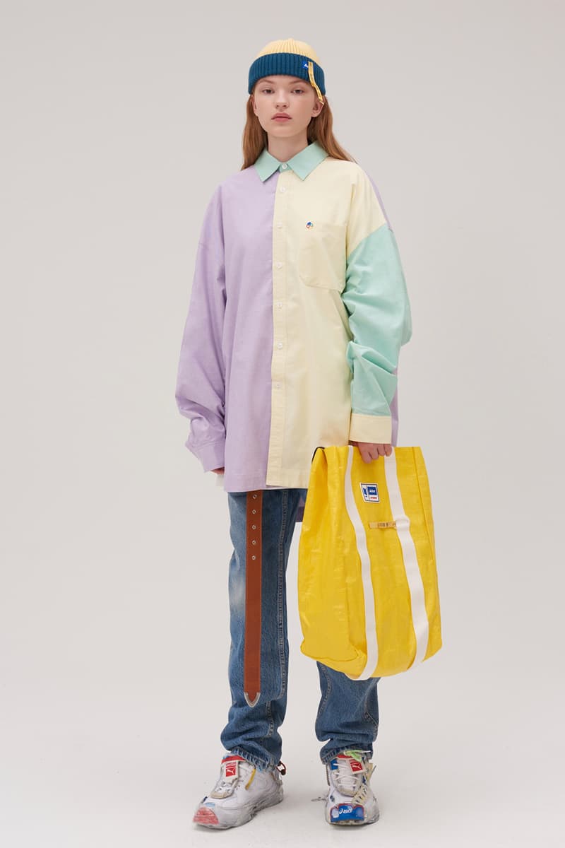 ADER error Fall Winter 2018 A WEB SPACE collection Lookbook Windows Logo hats sweaters jackets accessories scarves trousers