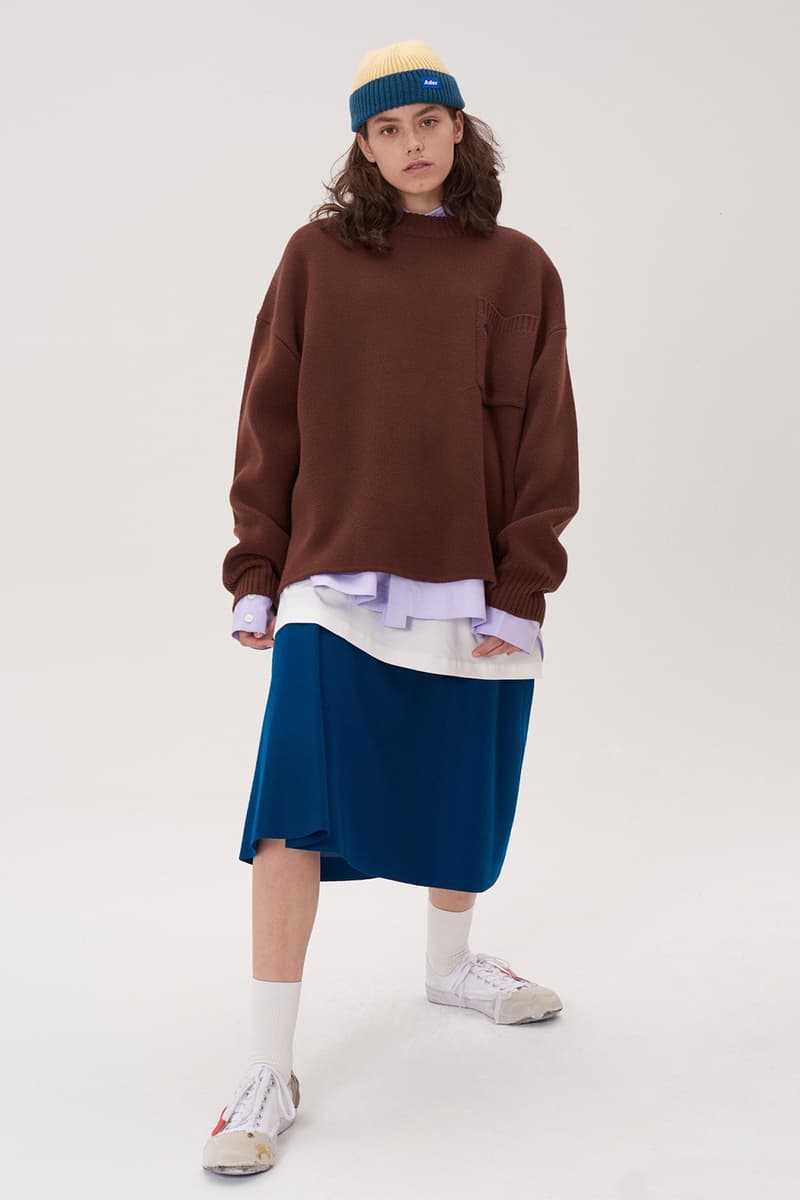 ADER error Fall Winter 2018 A WEB SPACE collection Lookbook Windows Logo hats sweaters jackets accessories scarves trousers