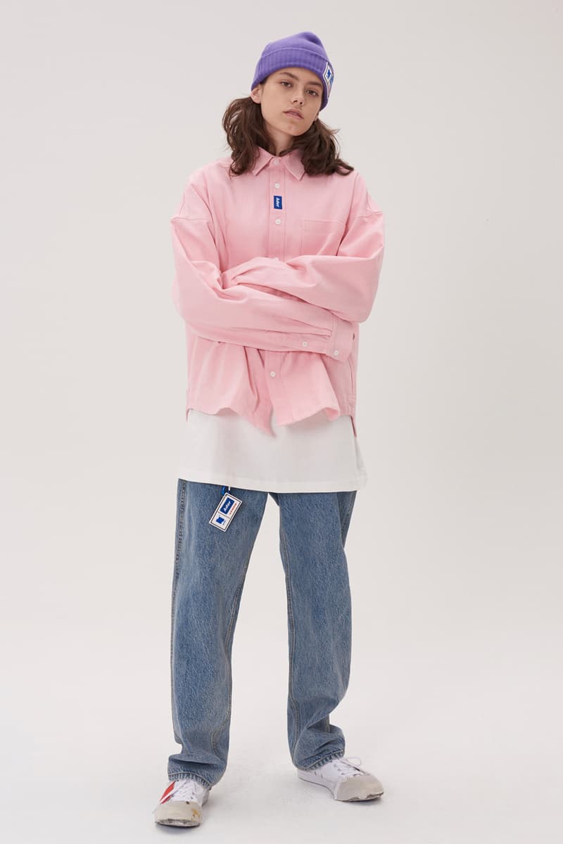 ADER error Fall Winter 2018 A WEB SPACE collection Lookbook Windows Logo hats sweaters jackets accessories scarves trousers