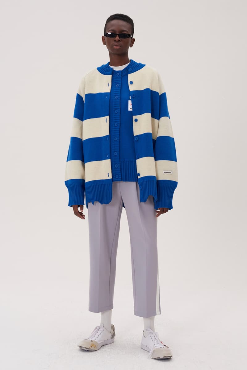 ADER error Fall Winter 2018 A WEB SPACE collection Lookbook Windows Logo hats sweaters jackets accessories scarves trousers