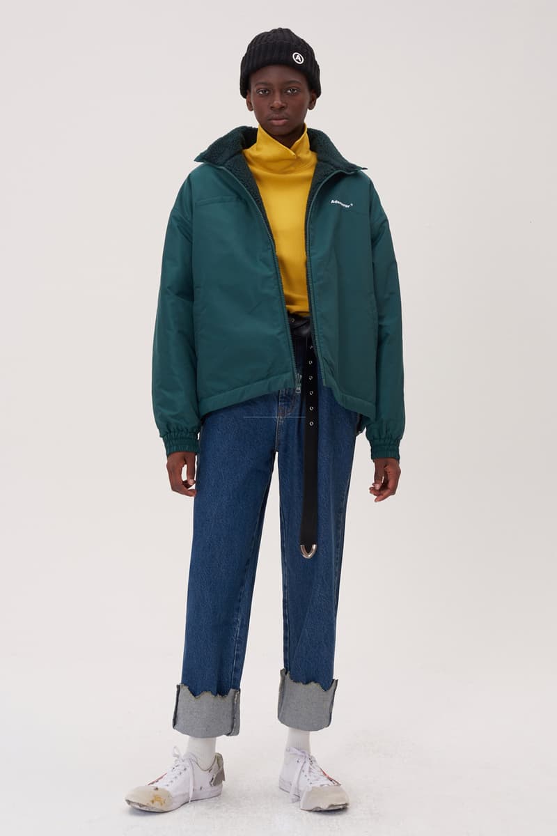 ADER error Fall Winter 2018 A WEB SPACE collection Lookbook Windows Logo hats sweaters jackets accessories scarves trousers