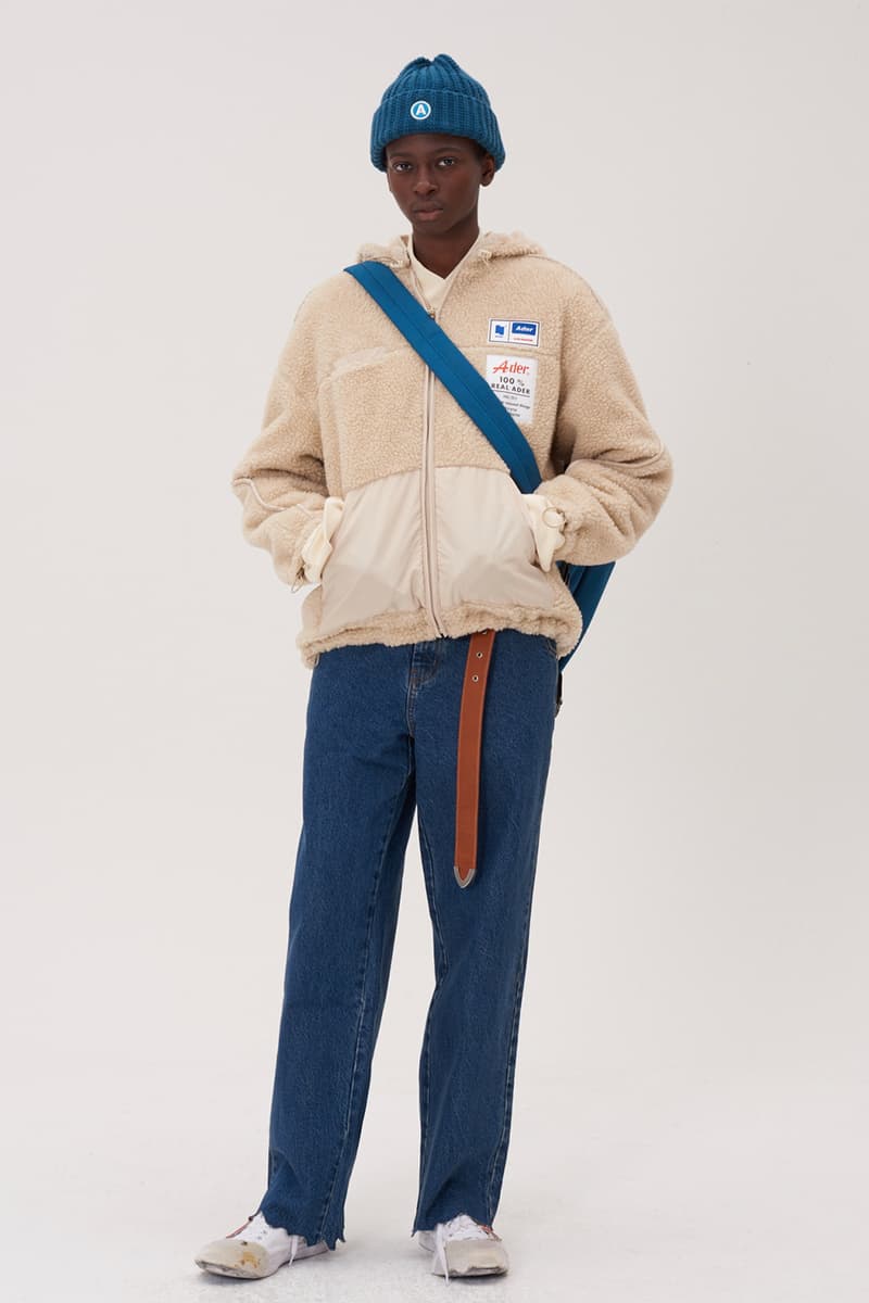 ADER error Fall Winter 2018 A WEB SPACE collection Lookbook Windows Logo hats sweaters jackets accessories scarves trousers