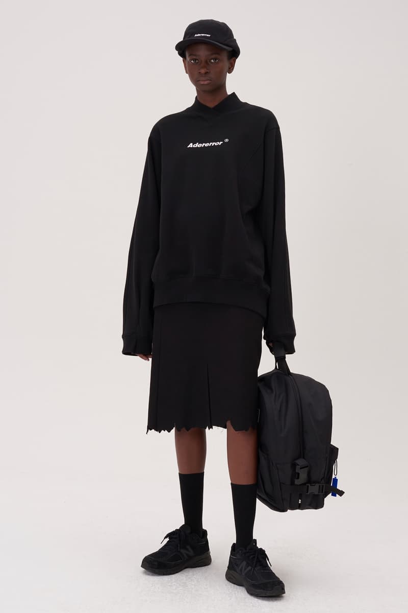 ADER error Fall Winter 2018 A WEB SPACE collection Lookbook Windows Logo hats sweaters jackets accessories scarves trousers