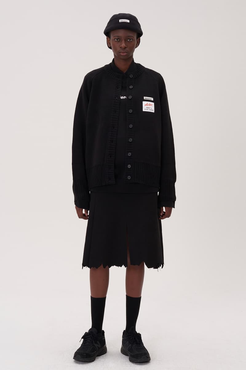 ADER error Fall Winter 2018 A WEB SPACE collection Lookbook Windows Logo hats sweaters jackets accessories scarves trousers