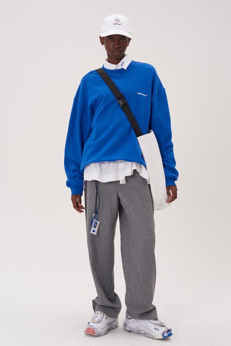 ADER error Fall Winter 2018 A WEB SPACE collection Lookbook Windows Logo hats sweaters jackets accessories scarves trousers