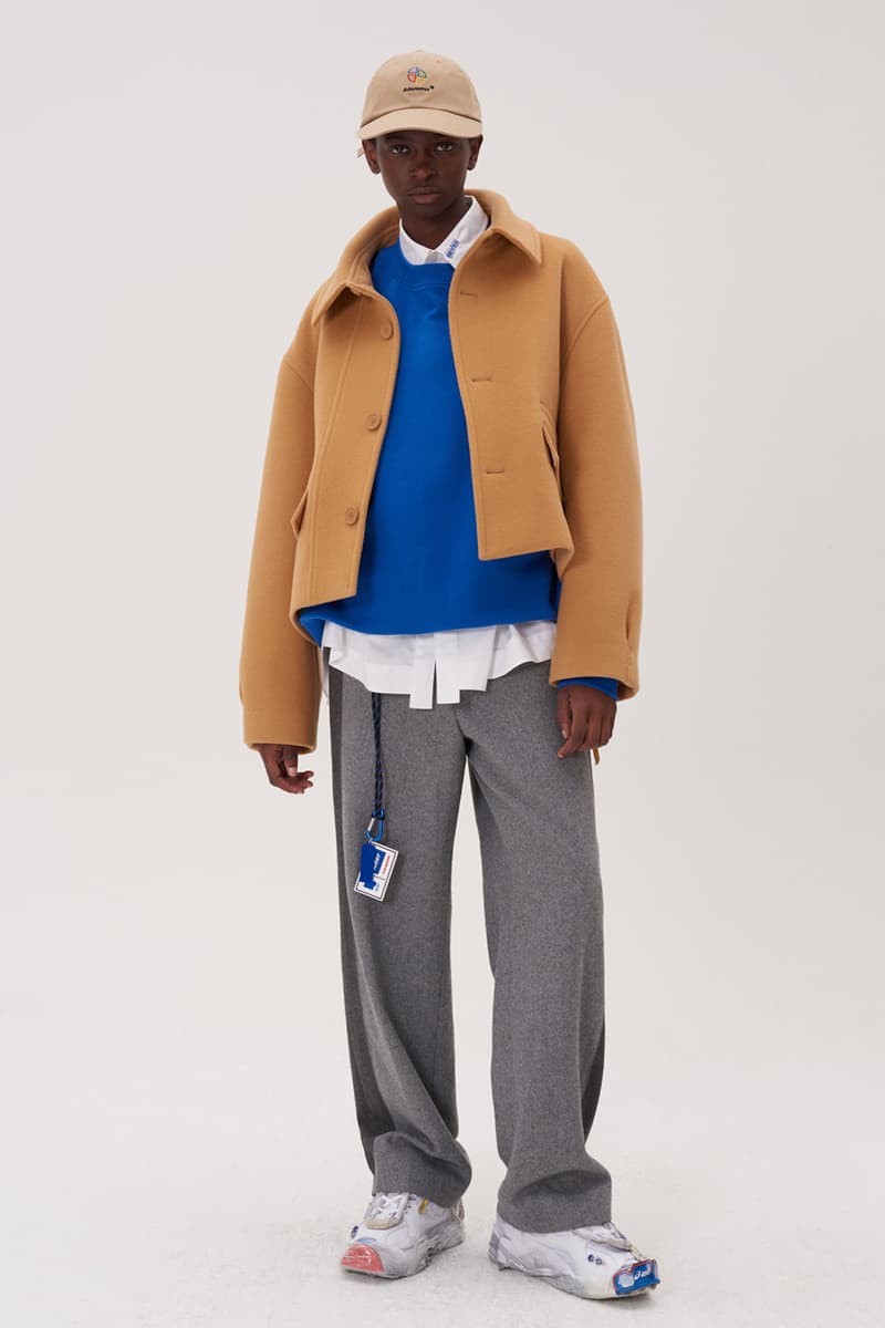 ADER error Fall Winter 2018 A WEB SPACE collection Lookbook Windows Logo hats sweaters jackets accessories scarves trousers