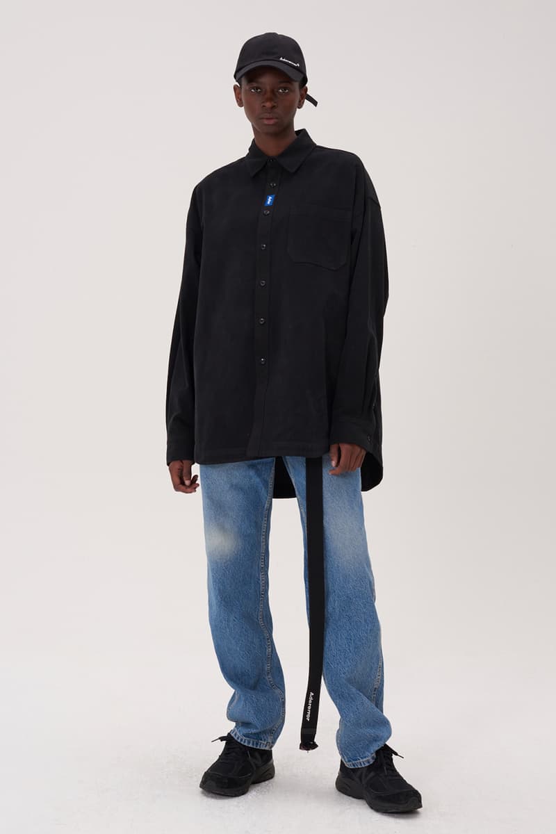 ADER error Fall Winter 2018 A WEB SPACE collection Lookbook Windows Logo hats sweaters jackets accessories scarves trousers