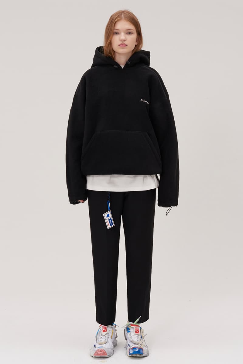 ADER error Fall Winter 2018 A WEB SPACE collection Lookbook Windows Logo hats sweaters jackets accessories scarves trousers