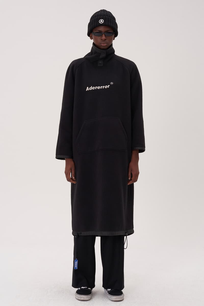 ADER error Fall Winter 2018 A WEB SPACE collection Lookbook Windows Logo hats sweaters jackets accessories scarves trousers