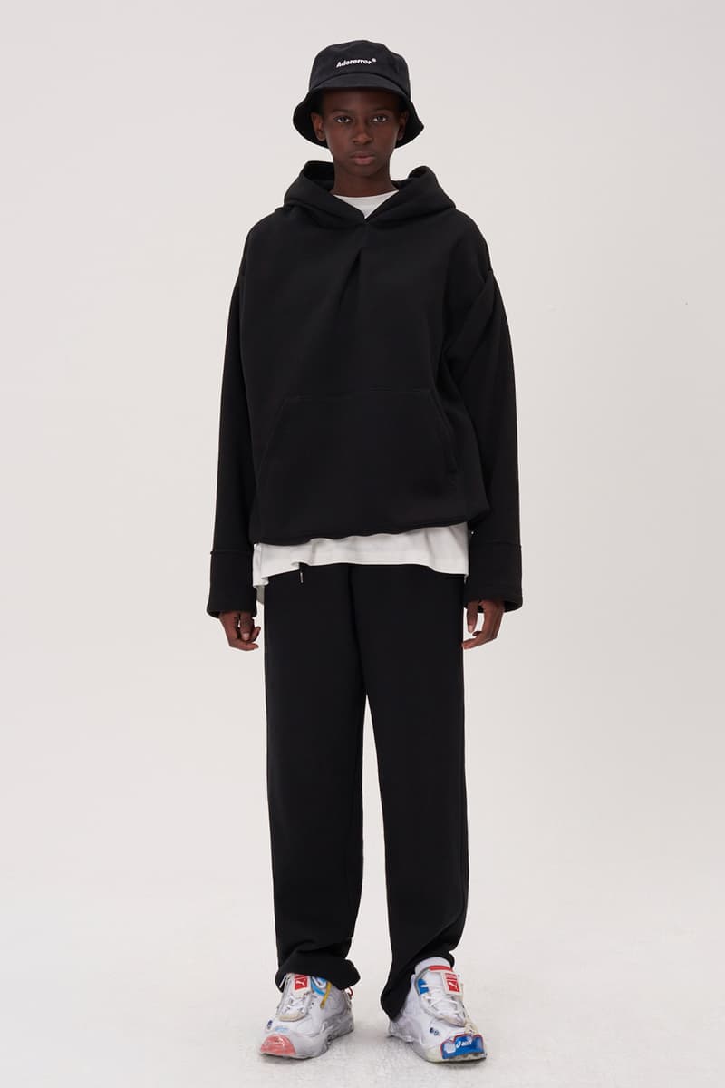 ADER error Fall Winter 2018 A WEB SPACE collection Lookbook Windows Logo hats sweaters jackets accessories scarves trousers