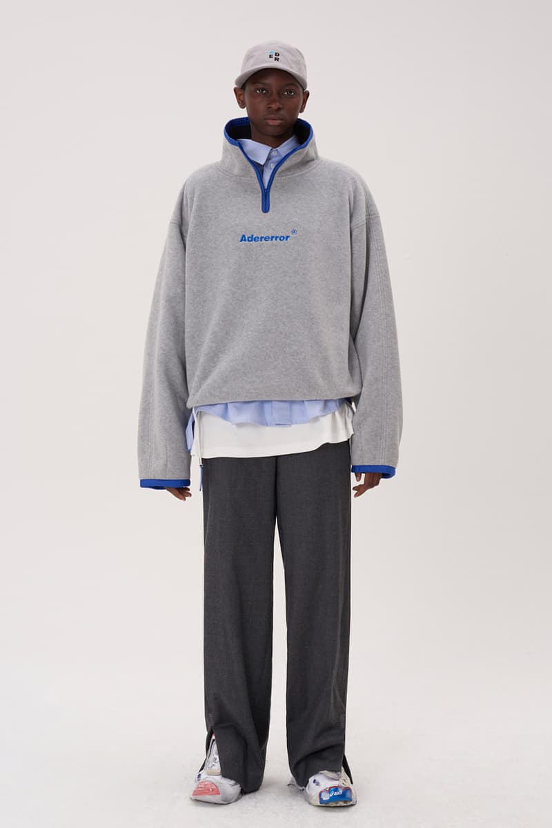 ADER error Fall Winter 2018 A WEB SPACE collection Lookbook Windows Logo hats sweaters jackets accessories scarves trousers