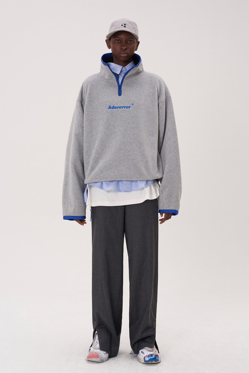 ADER error Fall Winter 2018 A WEB SPACE collection Lookbook Windows Logo hats sweaters jackets accessories scarves trousers