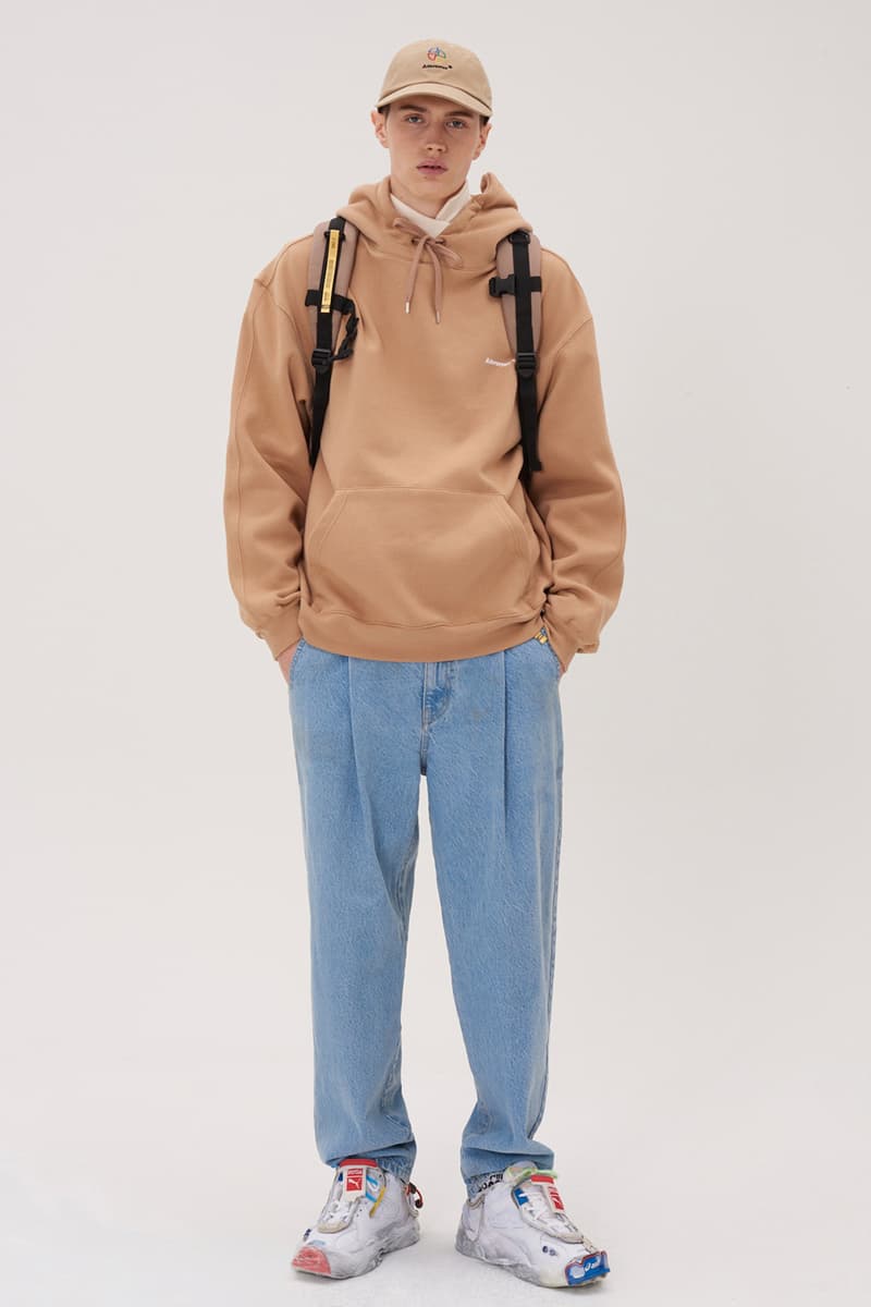 ADER error Fall Winter 2018 A WEB SPACE collection Lookbook Windows Logo hats sweaters jackets accessories scarves trousers