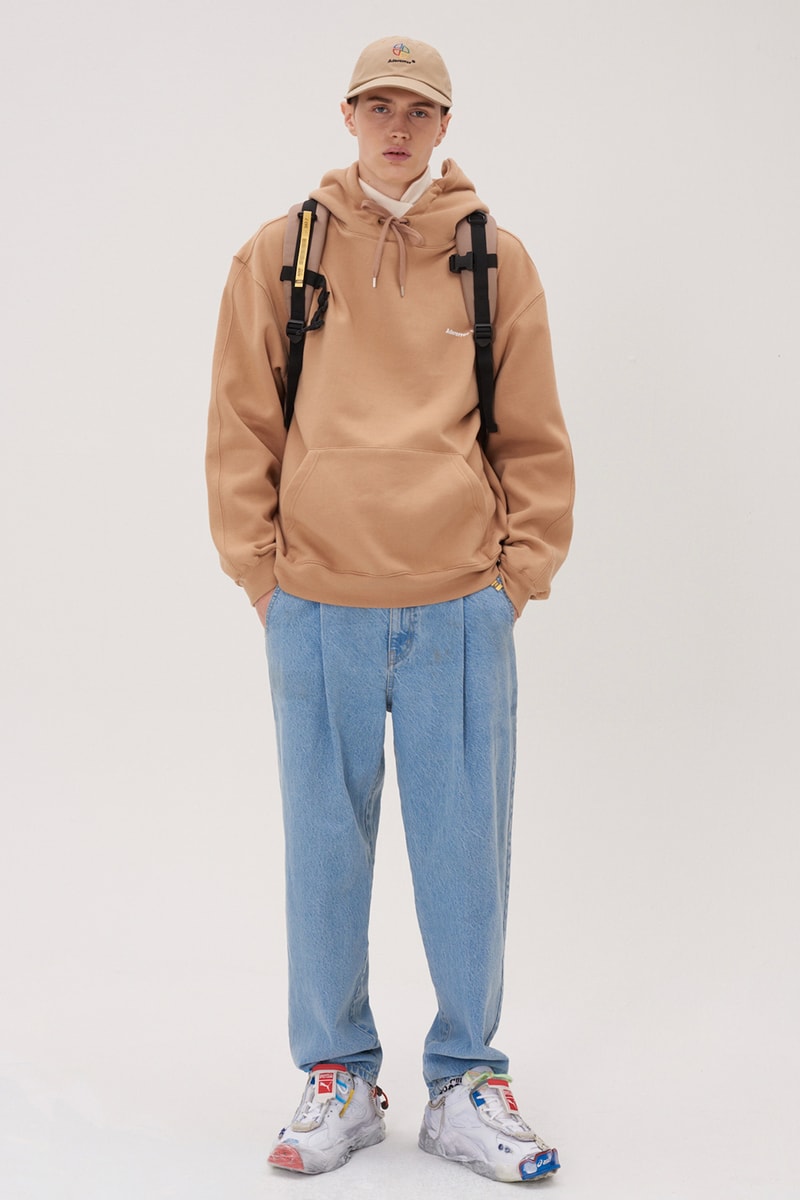 ADER error Fall Winter 2018 A WEB SPACE collection Lookbook Windows Logo hats sweaters jackets accessories scarves trousers