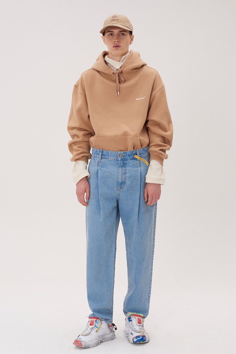 ADER error Fall Winter 2018 A WEB SPACE collection Lookbook Windows Logo hats sweaters jackets accessories scarves trousers