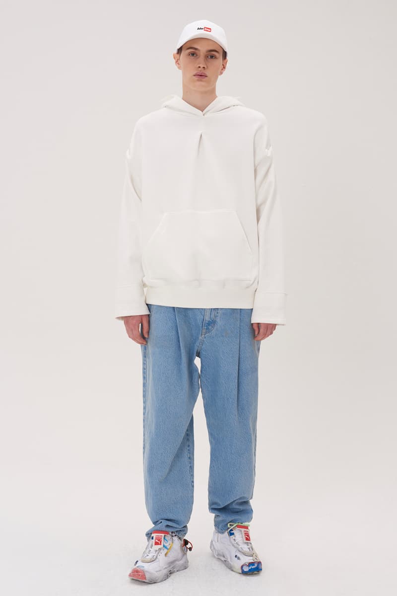 ADER error Fall Winter 2018 A WEB SPACE collection Lookbook Windows Logo hats sweaters jackets accessories scarves trousers