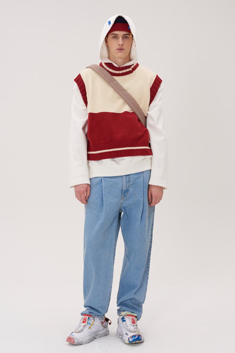 ADER error Fall Winter 2018 A WEB SPACE collection Lookbook Windows Logo hats sweaters jackets accessories scarves trousers