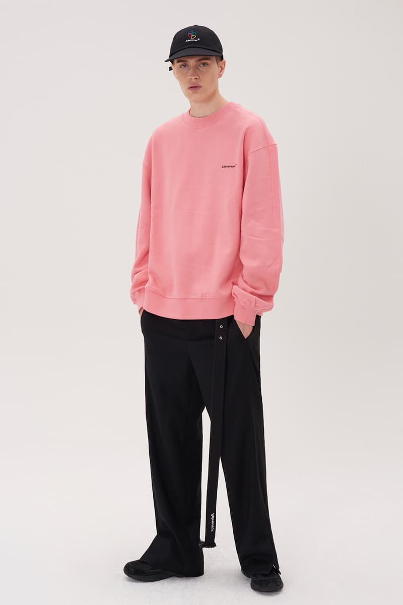 ADER error Fall Winter 2018 A WEB SPACE collection Lookbook Windows Logo hats sweaters jackets accessories scarves trousers