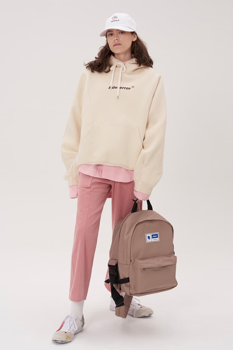 ADER error Fall Winter 2018 A WEB SPACE collection Lookbook Windows Logo hats sweaters jackets accessories scarves trousers