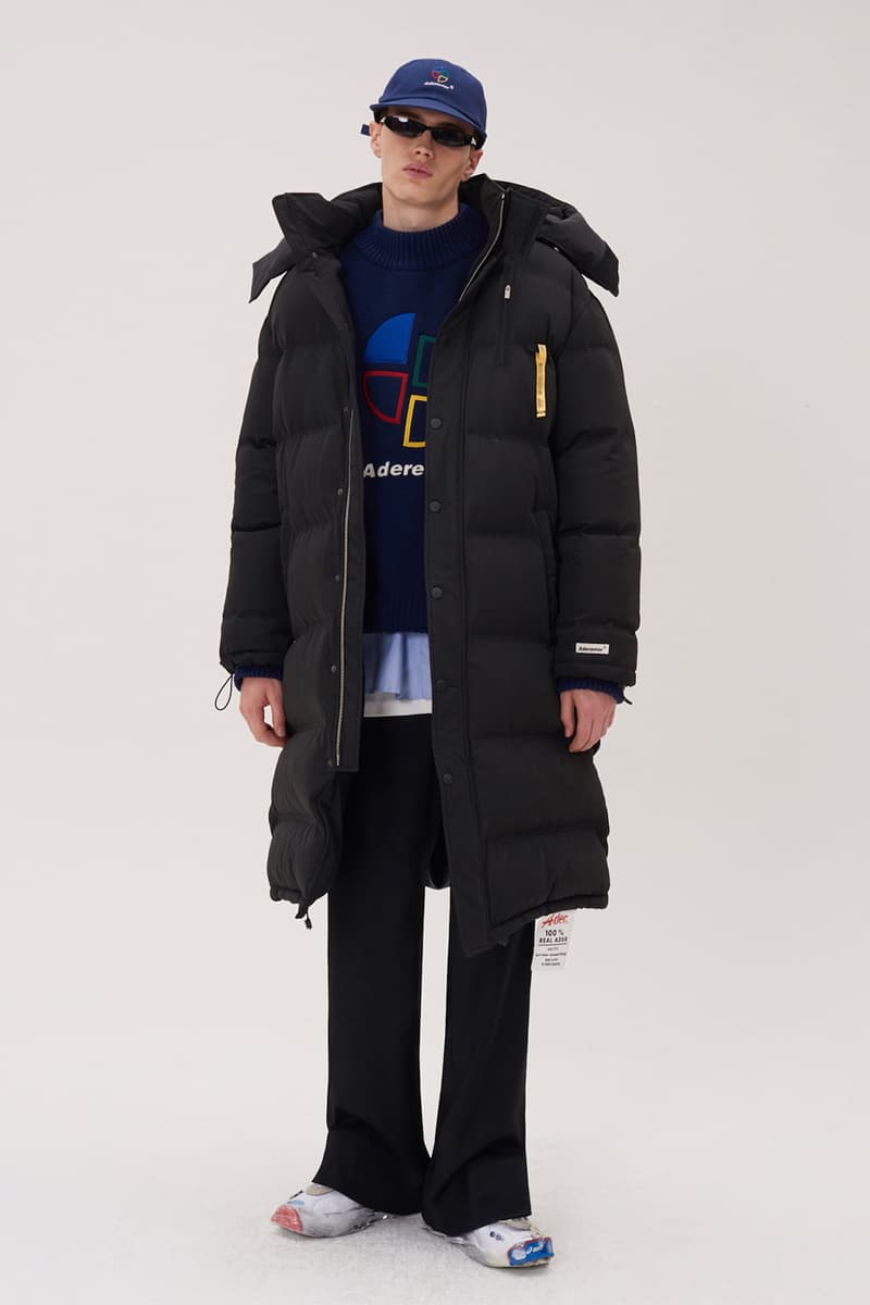 ADER error Fall Winter 2018 A WEB SPACE collection Lookbook Windows Logo hats sweaters jackets accessories scarves trousers