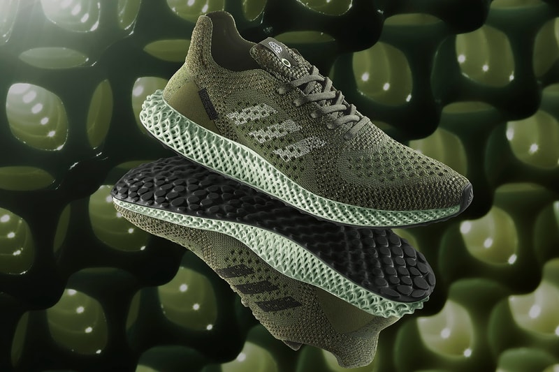footpatrol adidas consortium futurecraft 4d carbon green london design festival ben cullen williams footwear sneakers trainers silhouette release information details