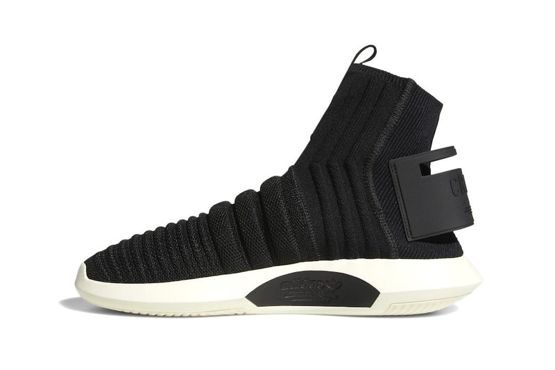 adidas crazy 1 adv primeknit sock core black white 2018 october footwear