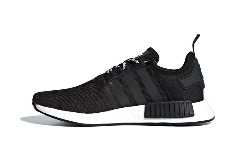 adidas NMD R1 "Black/White Branding" Release date sneaker 2018