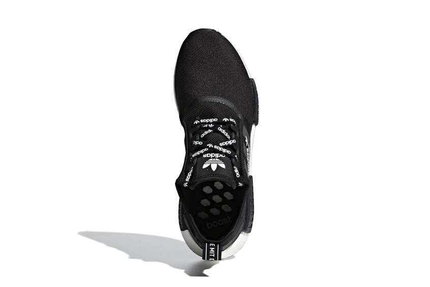 adidas NMD R1 "Black/White Branding" Release date sneaker 2018