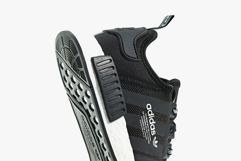 adidas NMD R1 "Black/White Branding" Release date sneaker 2018