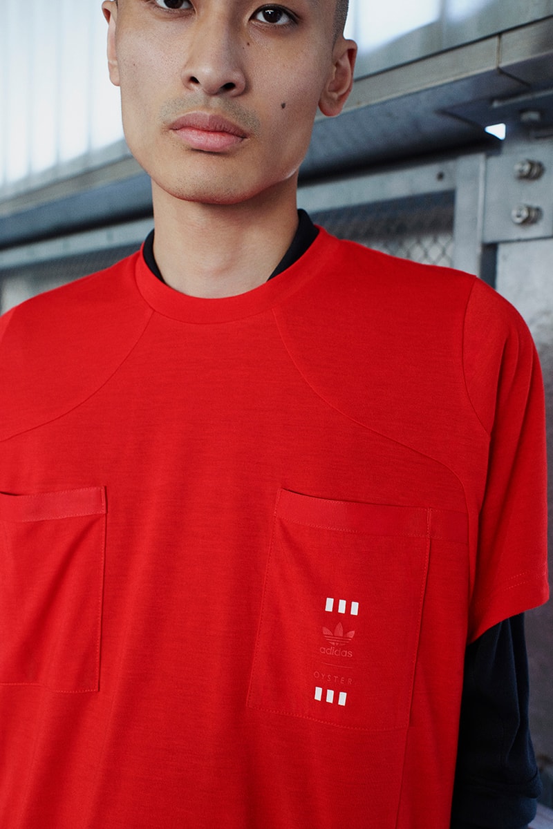 Oyster Holdings adidas originals Twinstrike ADV army footwear Woodie White capsule collection apparel travel flight track suit three stripes