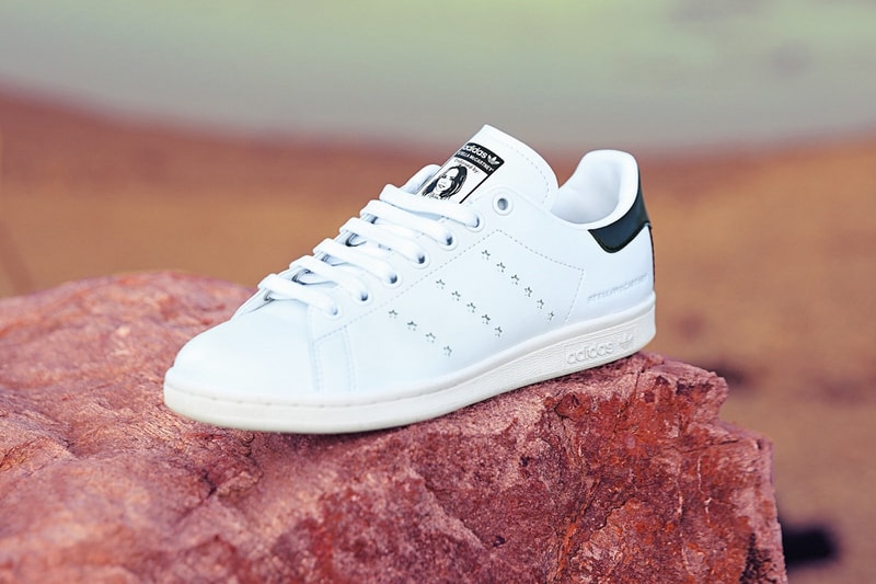 adidas Originals Stella McCartney Vegetarian Sustainable Faux Leather Leather-Free Stan Smith Sneaker Release Information Details First Look