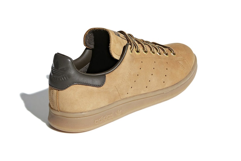 adidas Stan Smith Wheat release info mesa umber gum sneakers