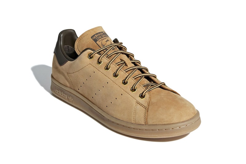 adidas Stan Smith Wheat release info mesa umber gum sneakers