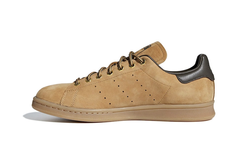 adidas Stan Smith Wheat release info mesa umber gum sneakers