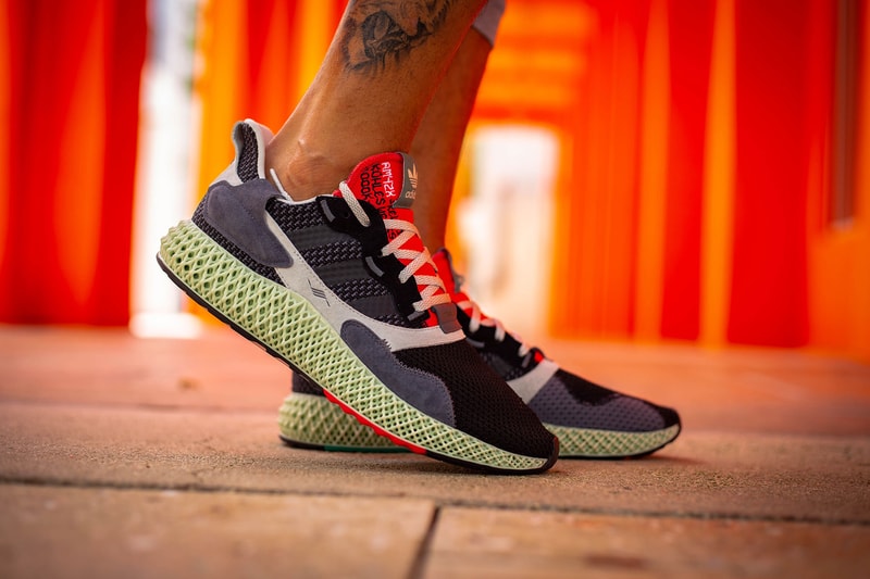 adidas torsion 4d 4000 zx first look sneaker shoe colorway red blue white black midsole on foot feet exclusive sample drop release date info sale sell buy yankeekicks