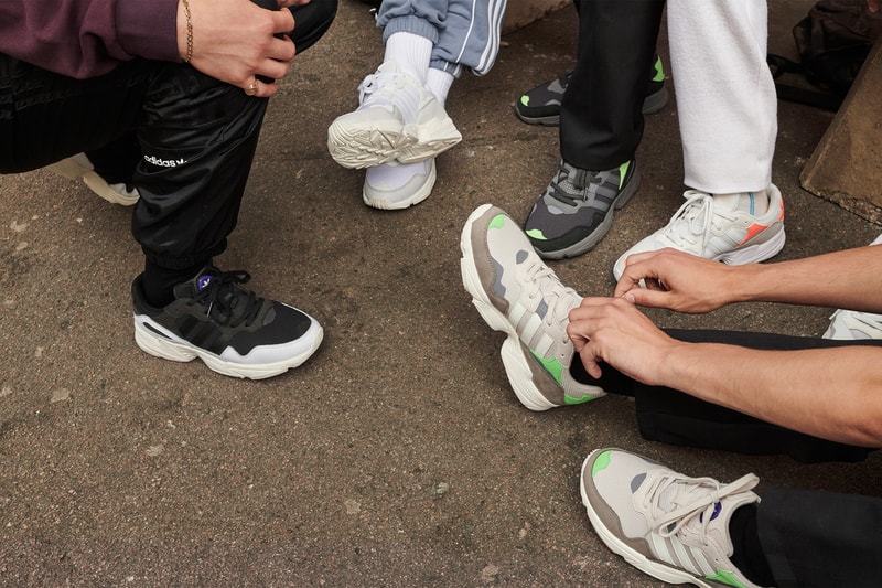 adidas yung 96 2018 september footwear Black Yellow White Orange Grey Green sneakers shoes
