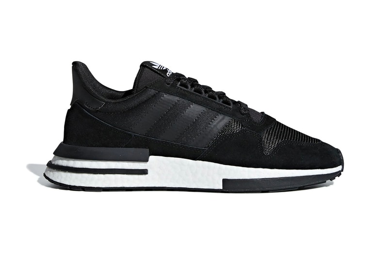 adidas ZX 500 RM Core Black Core White fall 2018 release sneakers leather suede