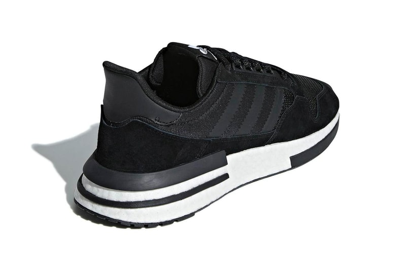 adidas ZX 500 RM Core Black Core White fall 2018 release sneakers leather suede